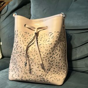 Lauren Ralph Lauren laser cut large Debby bag.